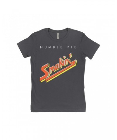 Humble Pie Ladies' Boyfriend T-Shirt | Smokin' Album Design Shirt $7.49 Shirts