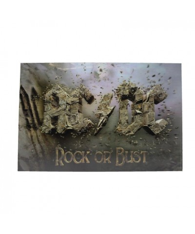 AC/DC 3D Lenticular Rock Or Bust Poster $4.52 Decor