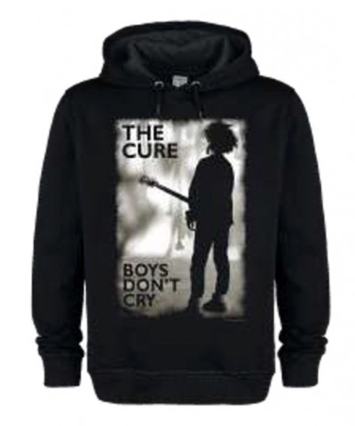 The Cure Vintage Hooded Sweatshirt - Amplified Boys Don't Cry $32.98 Sweatshirts