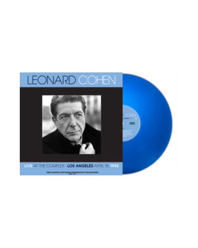 Leonard Cohen LP Vinyl Record - Live At The Complex 19 93 (Blue Vinyl) $14.34 Vinyl