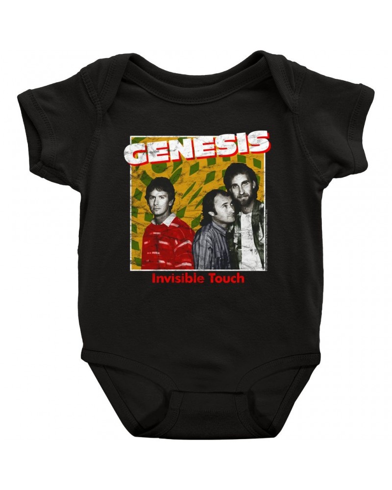 Genesis Baby Short Sleeve Bodysuit | Invisible Touch Throwback Poster Distressed Bodysuit $8.18 Kids