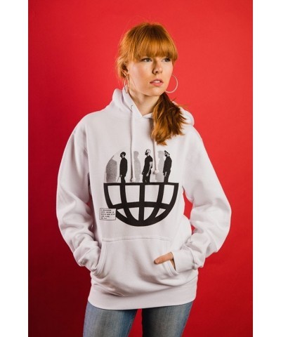 X Ambassadors Globe Hoodie (White) $16.40 Sweatshirts