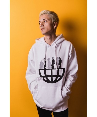 X Ambassadors Globe Hoodie (White) $16.40 Sweatshirts