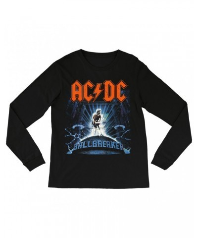 AC/DC Long Sleeve Shirt | Ballbreaker Album Design Distressed Shirt $11.98 Shirts