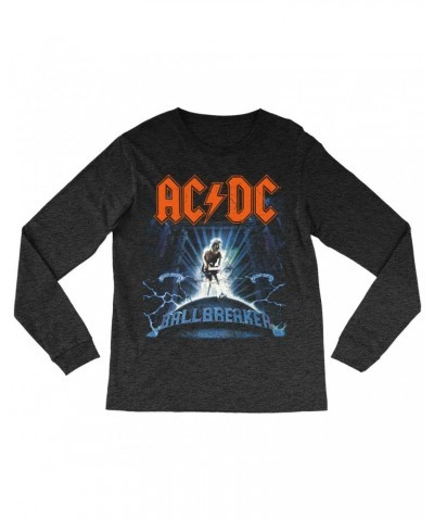 AC/DC Long Sleeve Shirt | Ballbreaker Album Design Distressed Shirt $11.98 Shirts