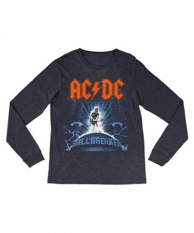 AC/DC Long Sleeve Shirt | Ballbreaker Album Design Distressed Shirt $11.98 Shirts