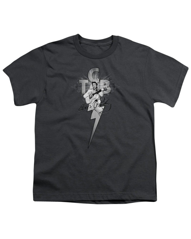 Elvis Presley Youth Tee | TCB ORNATE Youth T Shirt $5.10 Kids