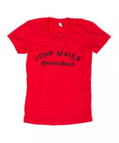 John Mayer Ladies Musical Sound Logo T-shirt $8.40 Shirts