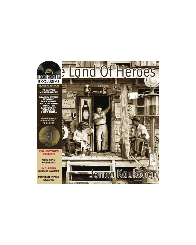 Jorma Kaukonen LAND OF HEROES Vinyl Record $8.36 Vinyl