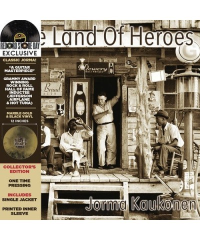 Jorma Kaukonen LAND OF HEROES Vinyl Record $8.36 Vinyl