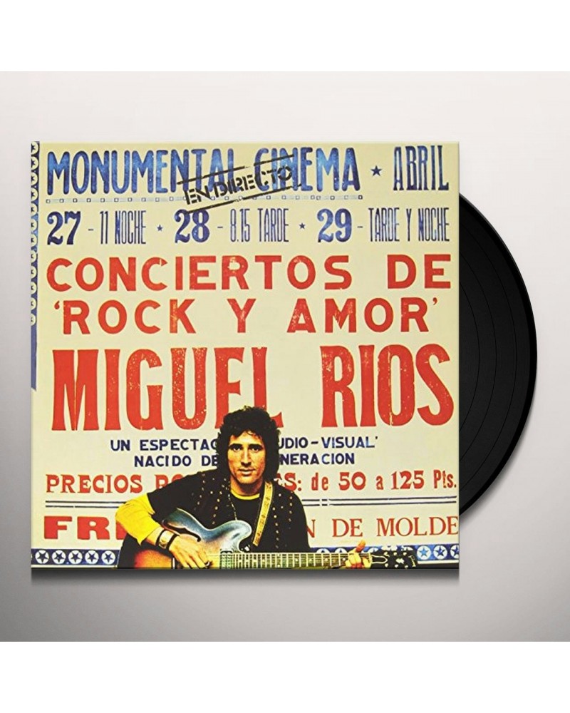 Miguel Ríos CONCIENTO DE ROCK & AMOR Vinyl Record $9.65 Vinyl