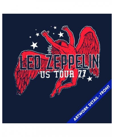 Led Zeppelin T-Shirt | Icarus Stars '77 US Tour T-Shirt (Reissue) $4.91 Shirts