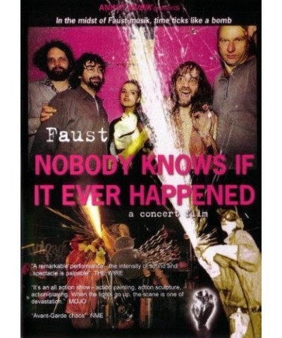 Faust NOBODY KNOWS IF IT EVER HAPPENED DVD $6.88 Videos