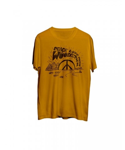 Woodstock Peace Love And Music Peace Sign Orange T-Shirt $9.75 Shirts