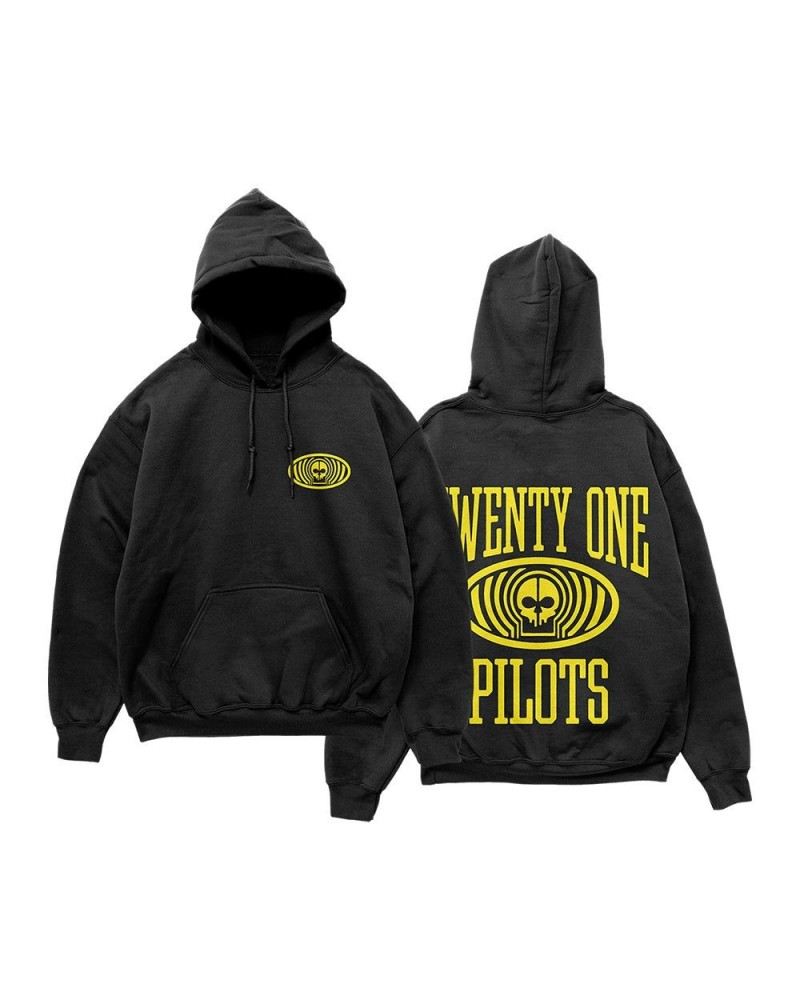 Twenty One Pilots Zone Oval Hoodie $36.40 Sweatshirts