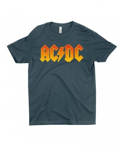 AC/DC T-Shirt | Orange Yellow Gradient Logo Shirt $10.98 Shirts