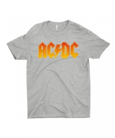 AC/DC T-Shirt | Orange Yellow Gradient Logo Shirt $10.98 Shirts