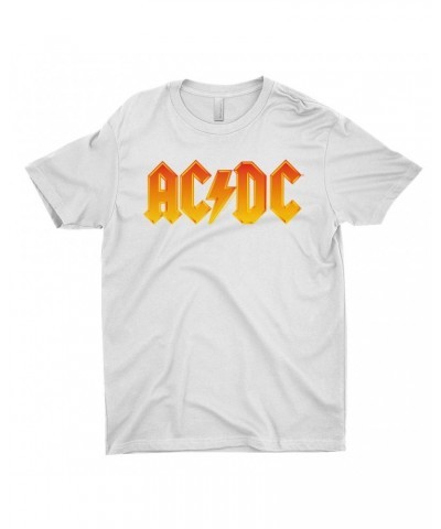 AC/DC T-Shirt | Orange Yellow Gradient Logo Shirt $10.98 Shirts