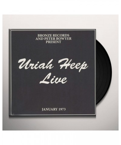 Uriah Heep Live Vinyl Record $15.75 Vinyl