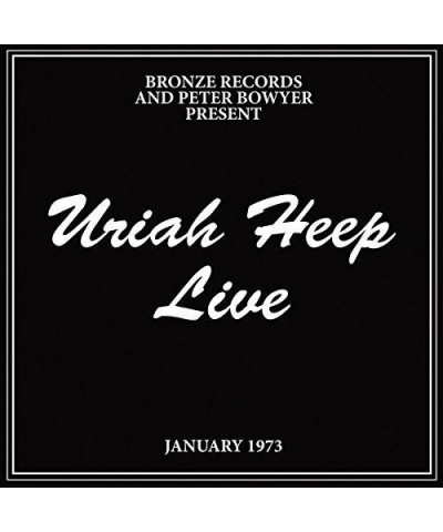 Uriah Heep Live Vinyl Record $15.75 Vinyl