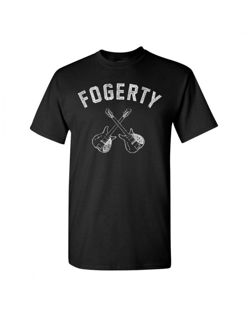 John Fogerty Crossed Guitars T-Shirt $13.20 Shirts