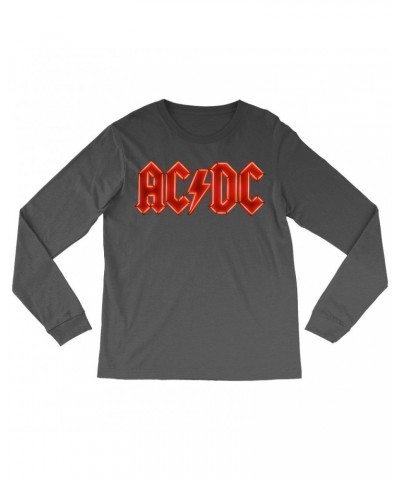 AC/DC Long Sleeve Shirt | Neon Lights Logo Shirt $9.28 Shirts