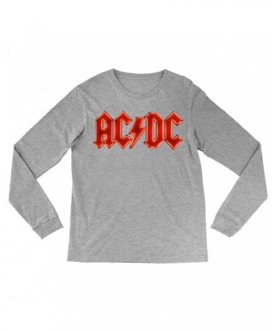 AC/DC Long Sleeve Shirt | Neon Lights Logo Shirt $9.28 Shirts