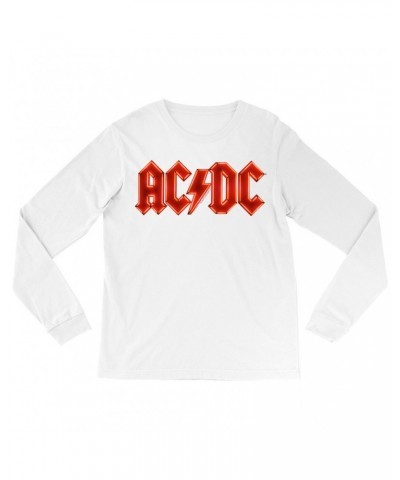 AC/DC Long Sleeve Shirt | Neon Lights Logo Shirt $9.28 Shirts