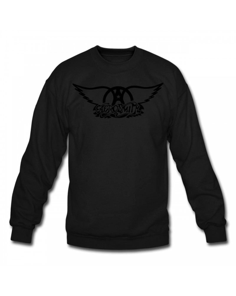 Aerosmith Black on Black (crewneck) $24.98 Sweatshirts