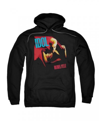 Billy Idol Hoodie | REBEL YELL Pull-Over Sweatshirt $15.40 Sweatshirts