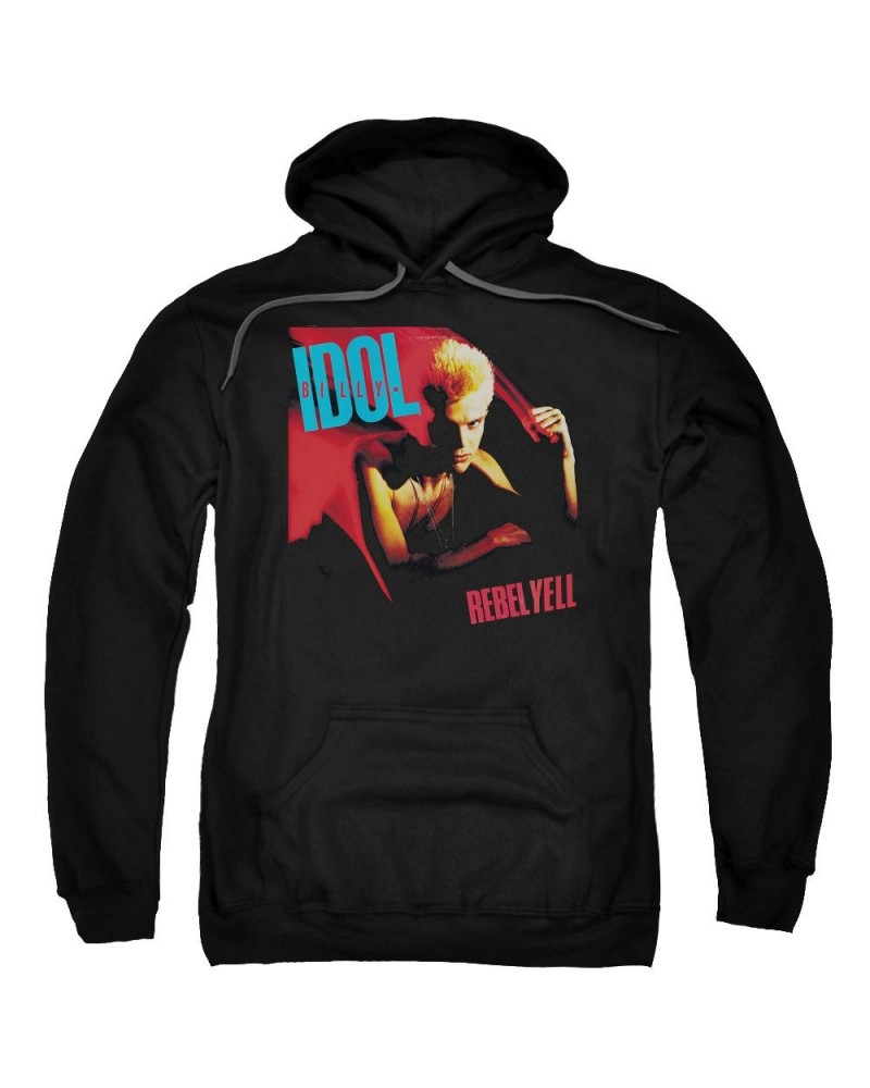 Billy Idol Hoodie | REBEL YELL Pull-Over Sweatshirt $15.40 Sweatshirts