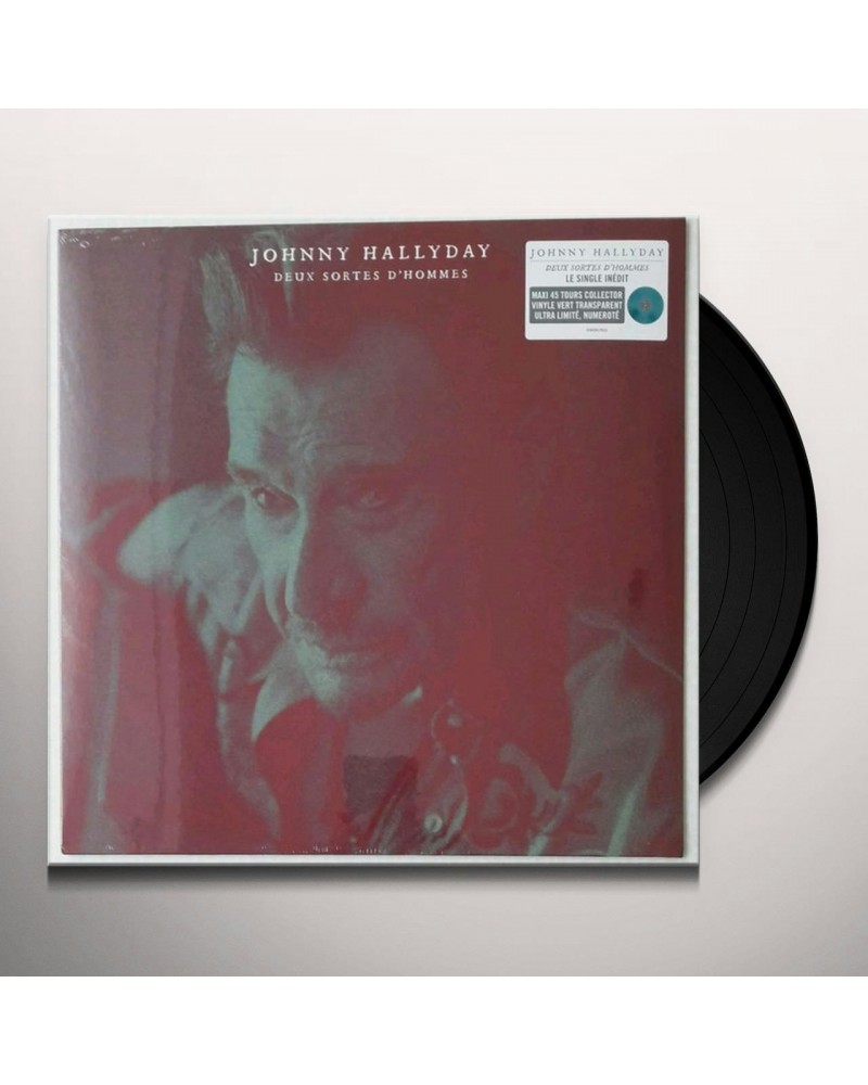 Johnny Hallyday DEUX SORTES D'HOMMES / LA TERRE PROMISE (LIVE) Vinyl Record $6.02 Vinyl