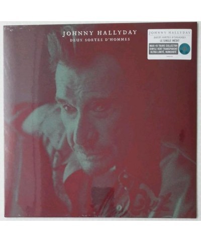 Johnny Hallyday DEUX SORTES D'HOMMES / LA TERRE PROMISE (LIVE) Vinyl Record $6.02 Vinyl