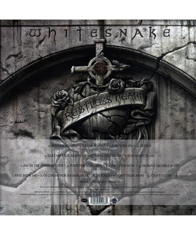 Whitesnake LP - Restless Heart (25th Anniv. Ed.) (ltd. ed.) (2xLP) (180g) (remastered) (silver vinyl) $34.30 Vinyl