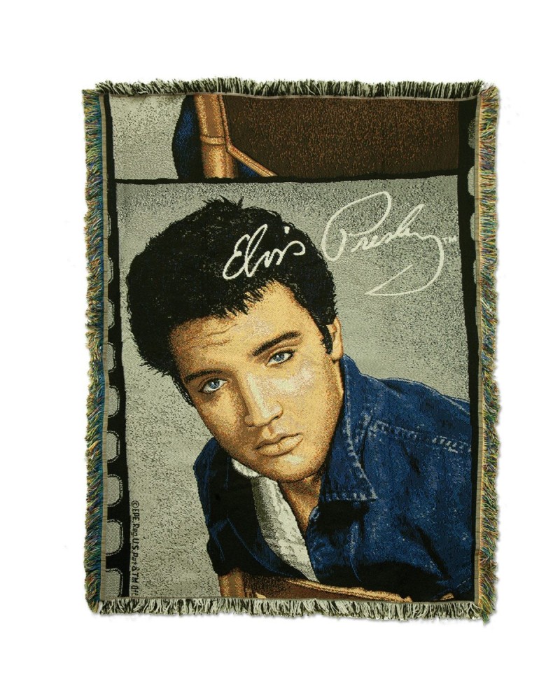 Elvis Presley Idol Tapestry Throw $12.80 Blankets