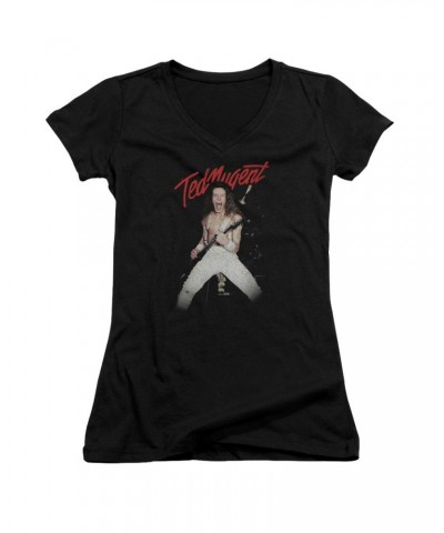 Ted Nugent Junior's V-Neck Shirt | ROCKIN Junior's Tee $9.20 Shirts