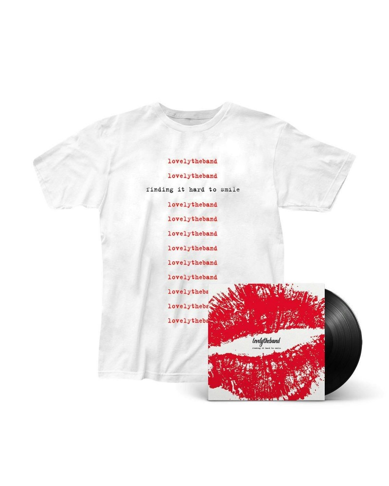 lovelytheband Silver Bundle 2 - Tee + LP $24.44 Vinyl