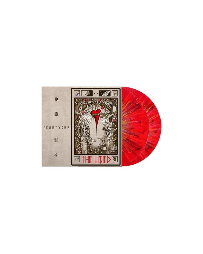 The Used HEARTWORK (2LP/TRANSLUCENT RED WITH RAINBOW SPLATTER VINYL) (X) Vinyl Record $11.18 Vinyl