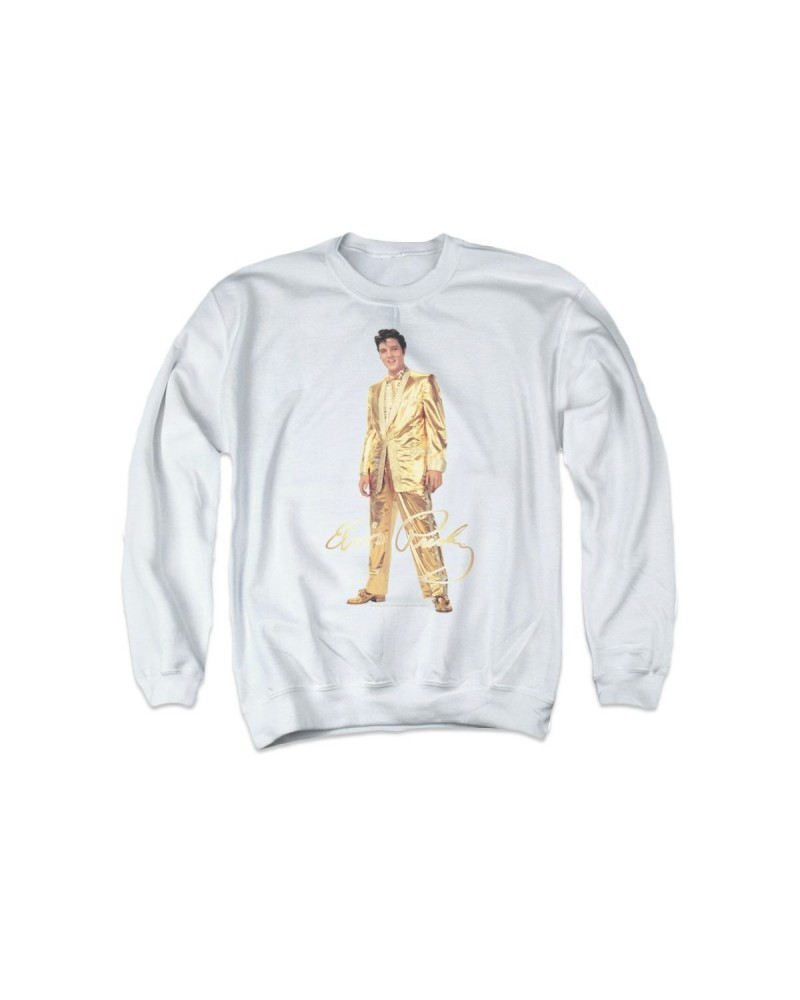 Elvis Presley Gold Lame Suit Sweatshirt $14.40 Sweatshirts