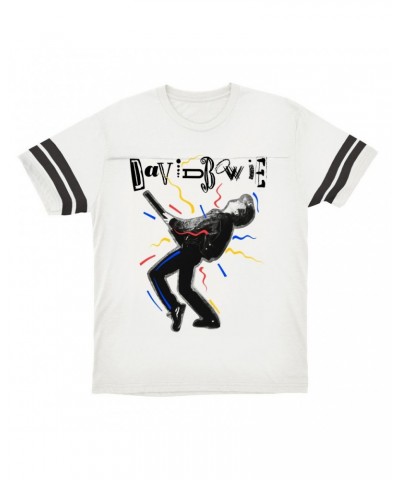 David Bowie T-Shirt | The Glass Spider Tour Colorful Image Football Shirt $16.48 Shirts