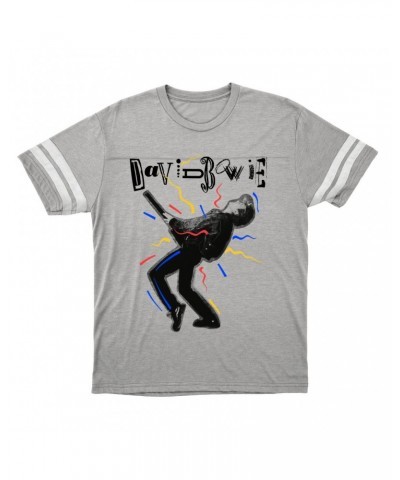 David Bowie T-Shirt | The Glass Spider Tour Colorful Image Football Shirt $16.48 Shirts