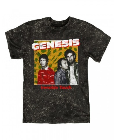 Genesis T-shirt | Invisible Touch Throwback Poster Distressed Mineral Wash Shirt $11.38 Shirts