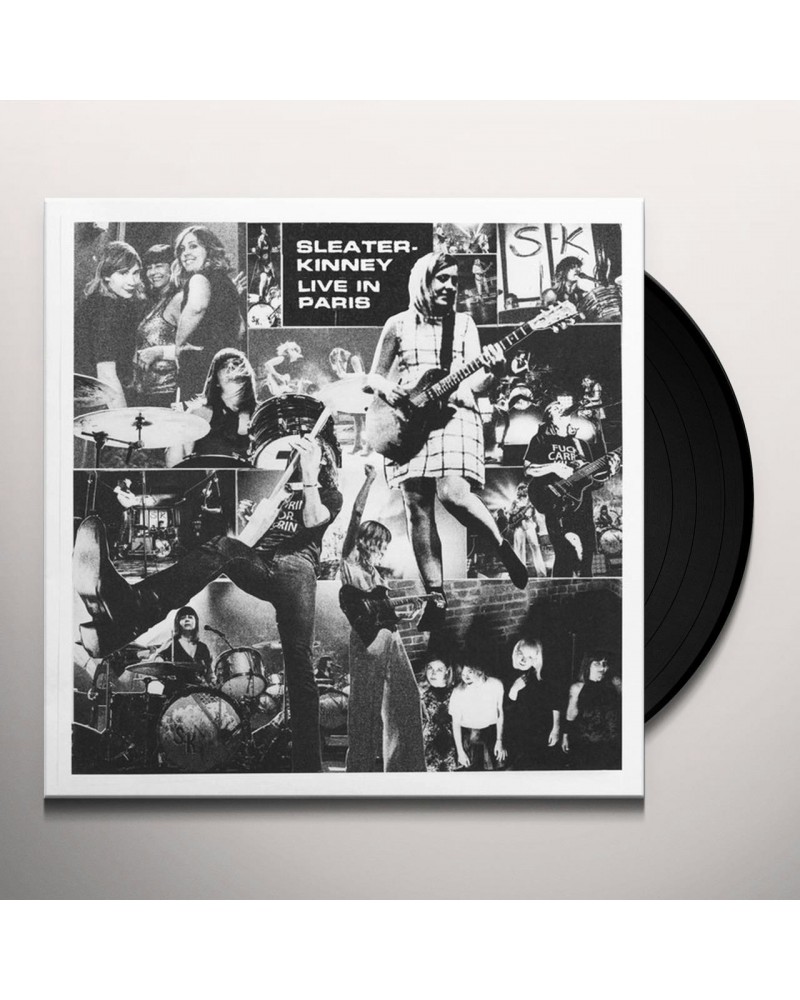 Sleater-Kinney LIVE IN PARIS (GREEN VINYL) Vinyl Record $12.60 Vinyl