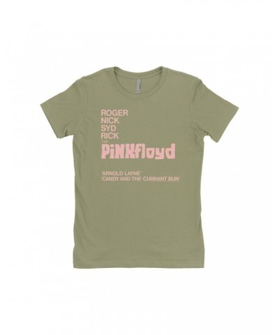 Pink Floyd Ladies' Boyfriend T-Shirt | Album Cover Featuring Arnold Layne Shirt $10.23 Shirts