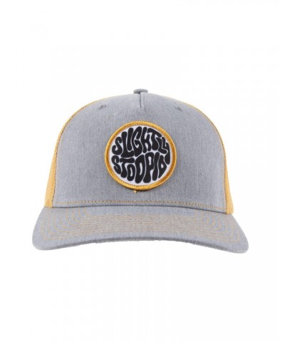 Slightly Stoopid Rip Swirl Snapback Hat - Gold Mesh $13.50 Hats