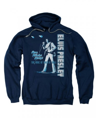 Elvis Presley Hoodie | ONE NIGHT ONLY Pull-Over Sweatshirt $10.24 Sweatshirts