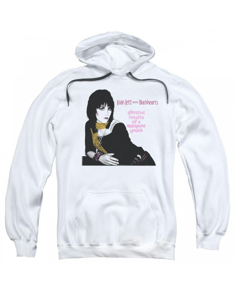 Joan Jett & the Blackhearts Hoodie | MISSPENT YOUTH Pull-Over Sweatshirt $15.05 Sweatshirts