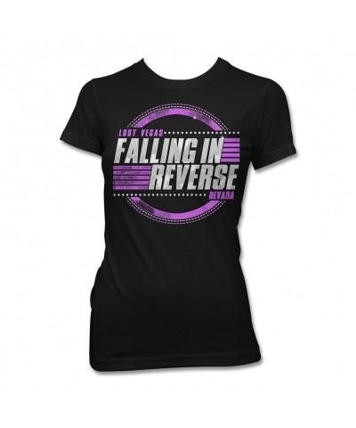 Falling In Reverse Lost Vegas Womens T-shirt (Black) $4.27 Shirts