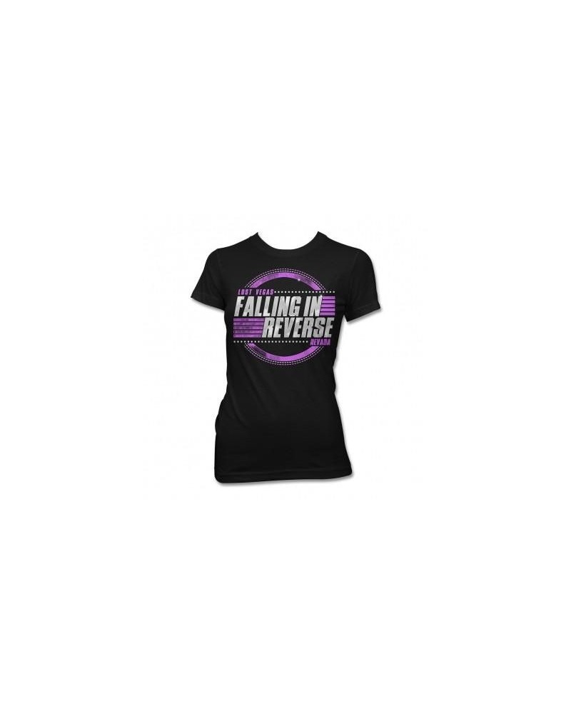 Falling In Reverse Lost Vegas Womens T-shirt (Black) $4.27 Shirts