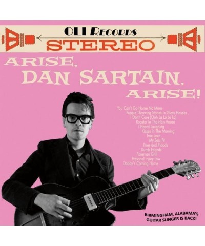 Dan Sartain ARISE Vinyl Record $12.39 Vinyl